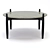 Sleek Marble Coffee Table 3D model small image 1