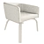 Lolyta Armchair: Stylish, Compact, Comfortable 3D model small image 2