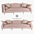 Elegant Le Colbert Sofa 3D model small image 1