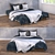 Cozy Linen Set with Blanket & Pillows 3D model small image 1