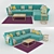 Lantana Corner Sofa: Elegant, Comfortable, and Stylish 3D model small image 1