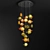 Murano Fish Chandelier: Transformable Poolside & Staircase Lighting 3D model small image 1
