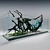 Aquascape Aquarium with Azalea and Discus Fish 3D model small image 2