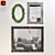 Contemporary Mirror Trio Set 3D model small image 1