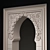 Andalusian Style Arch 300x180cm 3D model small image 1