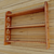 Ethnic Carved Shelf - Natural Wood with Contrast Trim 3D model small image 3
