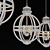 Elegant Eichholtz Impero Chandelier 3D model small image 2