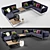 Gloster Cloud: Modular Sofa Collection & Ambient Lamps 3D model small image 1