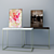 Convertible Console Table: Two Material Options 3D model small image 1
