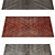 Hand Knotted Tibetan Rug: 3 Textures, 4 Sizes 3D model small image 2