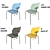 Eiermann's SE 68 SU: Versatile Stacking Chair 3D model small image 2