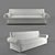 Elegant and Comfortable: Cosmorelax Sofa 3D model small image 1