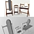 Elegant Cloakroom Set: REN "Poltrona Frau 3D model small image 2