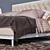 Modern Italian Bed Set with Fratelli Barri Mestre 3D model small image 3