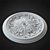 Elegant Gypsum Rosette 3D model small image 2