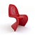 Danish Design: Verner Panton 1960 3D model small image 1