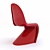 Danish Design: Verner Panton 1960 3D model small image 2