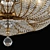 Elegant Riccio Osgona Ceiling Light 3D model small image 2