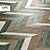 APE Ceramica Chevron Porcelain Tiles 3D model small image 1