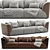 Elegant Winston Sofa for Sophisticated Living 3D model small image 1