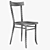 Modern Cole Wood Dining Chair 3D model small image 3