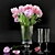 Title: Spring Blooms Tulip Vase 3D model small image 1