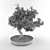 Elegant Bonsai in Pot 3D model small image 3