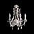Regal Crystal Chandelier 3D model small image 3