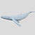 4K Grey Whale Sculpture 3D model small image 3