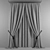 Elegant Curtain Optical: UV Mapped, V-Ray Rendered 3D model small image 3