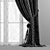 Elegant Curtain Optical: UV Mapped, V-Ray Rendered 3D model small image 4