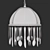 Elegant Eichholtz L'Auberge Chandelier 3D model small image 3