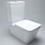 Modern Detailed Toilet Set 3D model small image 1