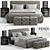 Fendi Soho Luxury Bed 3D model small image 1