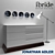 Edric Chest with Havana Floorlamp & Ibride Plates 3D model small image 1