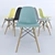 Modern Design Eams DSW Chair 3D model small image 1