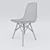 Modern Design Eams DSW Chair 3D model small image 3