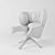 Tabano Armchair - B&B Italia: Sleek and Stylish 3D model small image 2