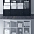 KALLAX Birch Effect & Black-Brown: Stylish & Versatile Storage 3D model small image 3