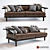 Urban Chic Loft Sofa 3D model small image 1