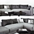 Bodema Barclay Console Corner Sofa 3D model small image 2