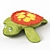 Turtle Room Decor: Cute and Playful 3D model small image 1
