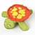 Turtle Room Decor: Cute and Playful 3D model small image 2