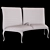 Luxury Olsen Armchair: Christopher Guy 3D model small image 3