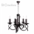 Elegant Castello Chandelier - Donolux Classic 3D model small image 1