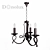 Elegant Castello Chandelier by Donolux 3D model small image 1