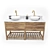 Elegant Vintage Washstand 3D model small image 2