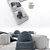Ultra-Modern Sanders Sofa 3D model small image 2