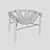 NINNA Armchair: Elegant Design by Adentro Paris 3D model small image 3