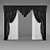 Modern Curtain Panels 3D model small image 1